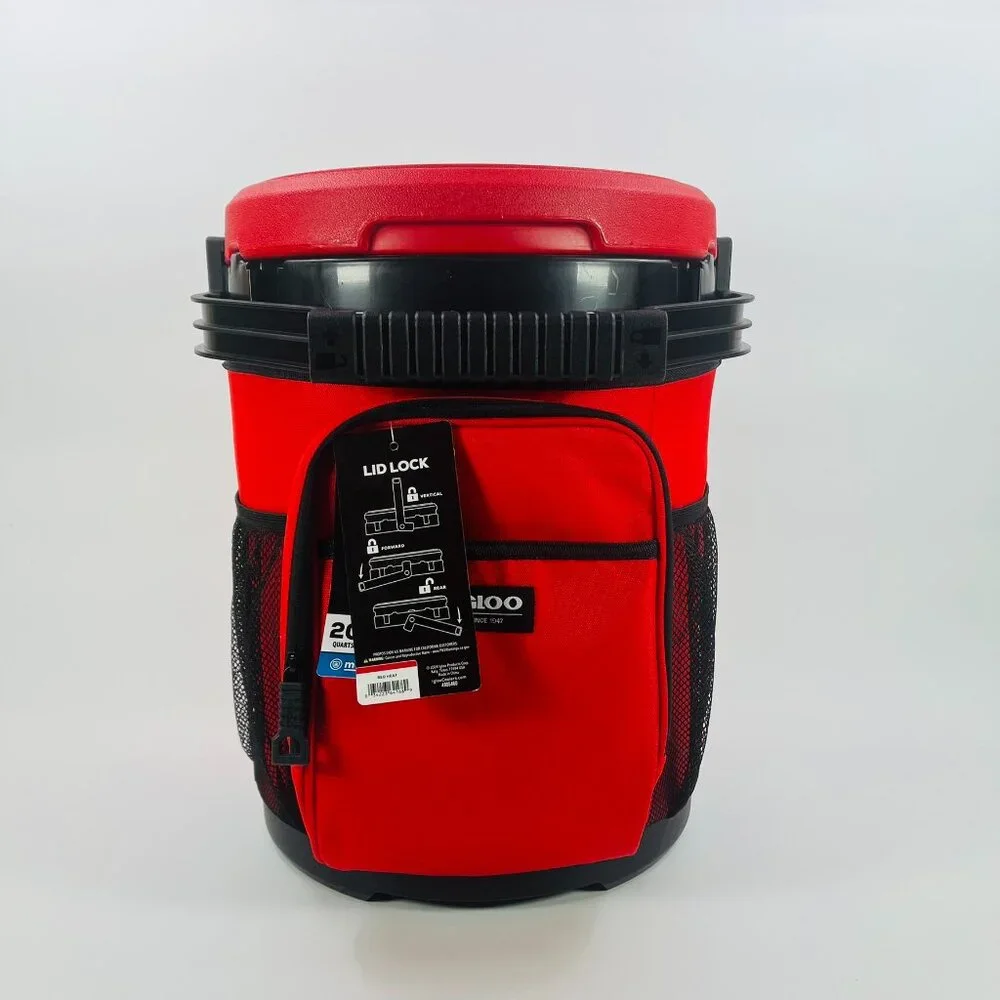 Igloo Heavy Duty Bucket Cooler 'Red Heat' 20QTCOOLBUCK-REDHEAT 20 Quart